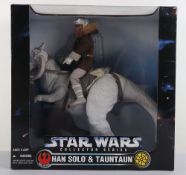 Star Wars Collector Series 12 inch Action Figures Dolls Han Solo and Tauntaun boxed Kenner 1997.