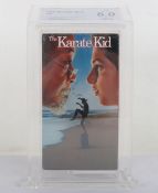 Graded by Beckett VHS Tape The Karate Kid 1984.