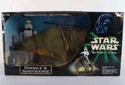 Star Wars The Power of the Force Action Collection 12 inch Action Figure Doll Dewback and Sandtroope