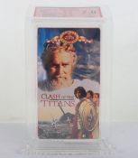 Graded by Beckett VHS Tape Clash of the Titans 1981.