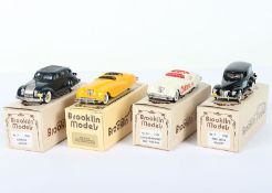 Four Brooklin Models 1/43 scale model,