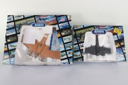 Two Franklin Mint 1:48 scale Armour Collection diecast Airplanes,