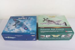 Two Corgi 1:32 scale Aviation Archive Fighter planes,