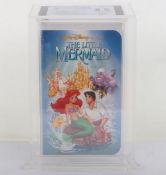 Graded by Beckett VHS Tape The Little Mermaid 1989.