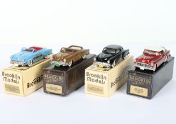 Four Brooklin Models 1/43 scale model,