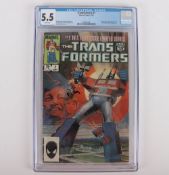Graded by CGC Universal Grade Transformers #1 Marvel Comics, 9/84.