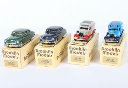 Four Brooklin Models 1/43 scale model,