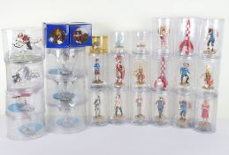 Collection of TinTin Herge Moulinsart 2022 Small Scale models.