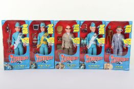 Five Thunderbirds Talking Action Figures 12 inch Soundtech Carlton 1999.