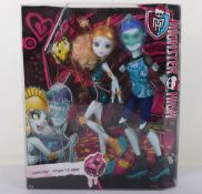 Monster High lagoona Blue Gillington Gil Webber Wheel Love 2014 New in Box Doll Mattel.