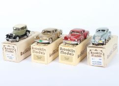 Four Brooklin Models 1/43 scale model,