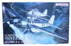 Collection of Dragon plastic model Aircraft and Army tanks and vehicles kits,