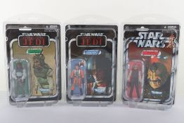 Three Star Wars Vintage Collection 3.75 action figures new on card Hasbro Kenner,