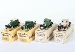 Four Brooklin Models 1/43 scale model,