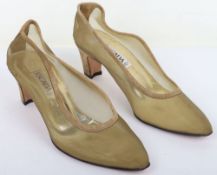 ESCADA mesh heeled pumps