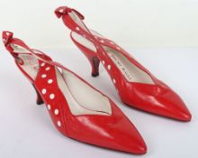 BRUNO MAGLI red slingback heels