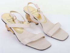 Heyraud gold fish heels