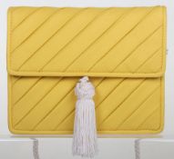 Escada Yellow Quilted Bag