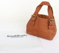Russell & Bromley Brown Mini Triangle Handle