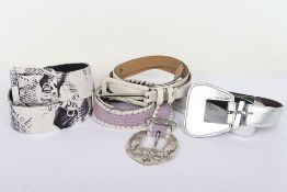 Three Esacada Belts & Stephen Collins Belt
