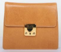 Two Escada Brown Flap Shoulder Bags 