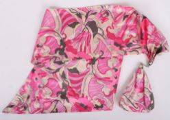 Emilio Pucci pink/Multi Scarf Purse