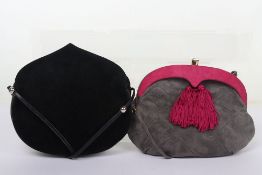 Two Vintage Escada Clutch Bags