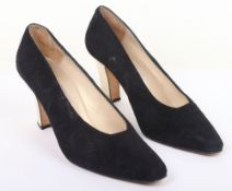 Paco Gil velvet black heels 