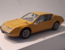 Ottomobile OT024 1:18 Scale Die Cast Alpine A310 VE 1600 Safran Yellow 1971.