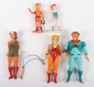 Five Vintage Thundercats Action Figures loose LJN.