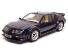 Ottomobile OT588 1:18 Scale Die Cast Alpine A310 Pack GT Bleu Marine Irisée (403) 1984. Stock photo 