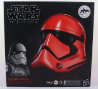 Star Wars The Black Series Electronic Helmet Captain Cardinal Helmet Boxed Hasbro.