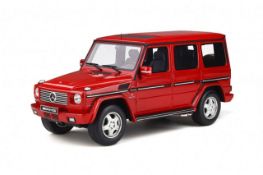 Ottomobile OT867 1:18 Scale Die Cast Mercedes-Benz G-Class 55 AMG Thulite Red Metallic 2003.