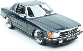 Ottomobile OT342 1:18 Scale Die Cast Mercedes-Benz 560 (R107) AMG Midnight Blue 1979.