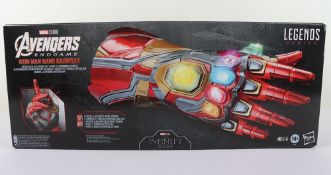 Marvel Avengers Iron Man Gauntlet Articulated Electronic Fist Legends Series Boxed Hasbro.