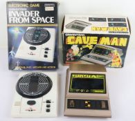 Two Boxed Vintage Grandstand Electronic Games.