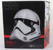 Star Wars The Black Series Electronic Helmet First Order Stormtrooper Helmet Boxed Hasbro.