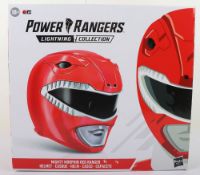 Power Rangers Lightning Collection Mighty Morphin Red Ranger Helmet Boxed Hasbro.