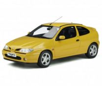 Ottomobile OT343 1:18 Scale Die Cast Renault Megane Mk.1 Coupe 2.0 16V Jaune Tournesol 1999.