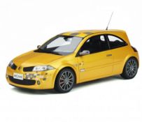 Ottomobile OT914 1:18 Scale Die Cast Renault Megane 2 Ph.2 Renault F1 Team Edition Jaune Sirius 2002