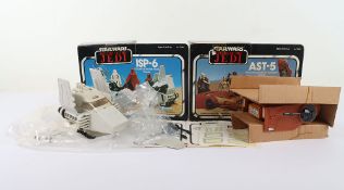Two Vintage Star Wars Mini Rigs Kenner.