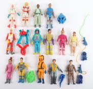 Fourteen Vintage Ghostbusters Action Figures loose Kenner.