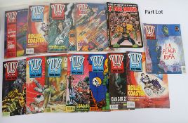 Collection of Vintage Judge Dredd 2000AD comics.
