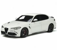 Ottomobile OT938 1:18 Scale Die Cast Alfa Romeo Giulia Quadrifoglio White trofeo 2019.