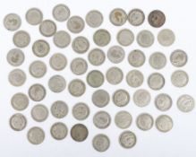 A group of George V 1920-1935 shillings