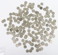 A group of George V 1920-1935 sixpences