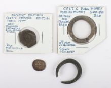 British Iron Age, Iceni, (c.20BC – AD 40), silver unit, Norfolk Boar Phallic type, 