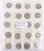 Twenty pre 1947 Halfcrowns