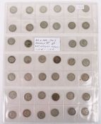 George VI pre 1947 Sixpences