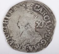 Charles I (1625-49), Shilling, mm. tun